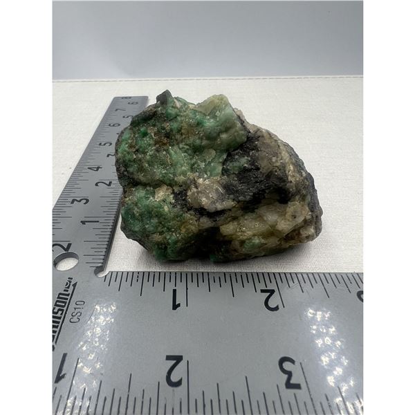 2.6 X 1.8 INCH  GENUINE EMERALD IN MATRIX SPECIMEN