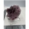 Image 3 : 3.2 x 2.9 INCH PURPLE FLUORITE SPECIMEN