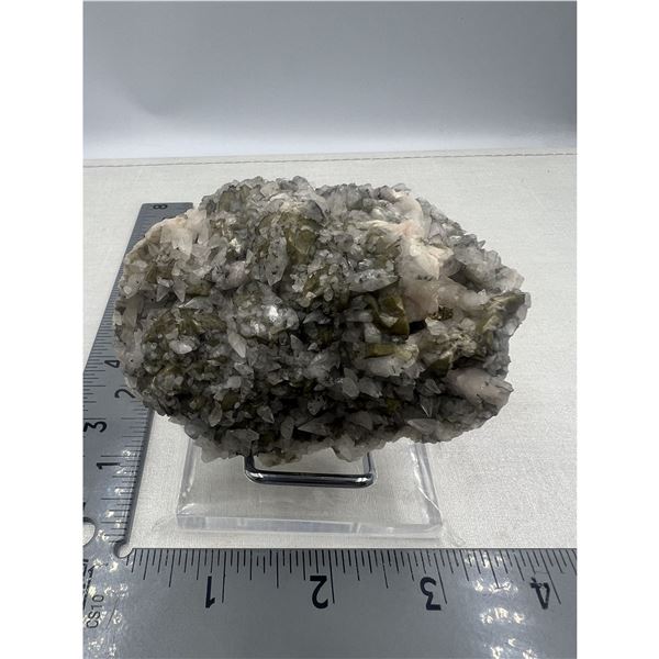 3.75 INCH  CALCITE WITH PYRITE SPECIMEN