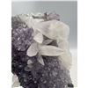 Image 9 : 8 X 3.3 INCH AMETHYST CLUSTER WITH CALCITE POINTS