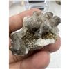 Image 5 : 2.9  INCH CLACITE WITH PYRITE SPECIMEN