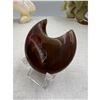 Image 2 : 1.8 INCH CARNELIAN MOON CARVING (BEAUTIFUL PIECE)