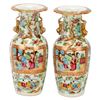 Image 1 : Pair of Chinese Rose Mandarin Vases