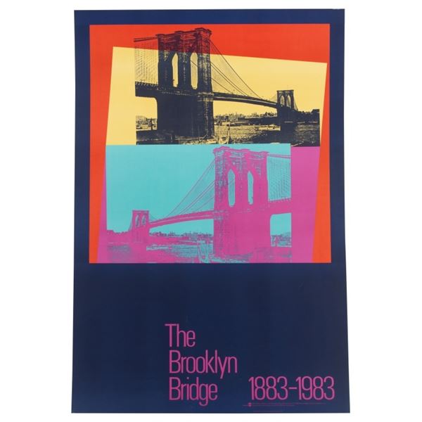The Brooklyn Bridge Poster, Andy Warhol
