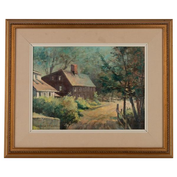 Ward Mann - Landscape with Tavern