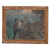 Image 1 : Albert K. Murray Combat View Oil Painting