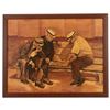 Image 1 : Herbert Portnoy Painting - Men Playing Checkers