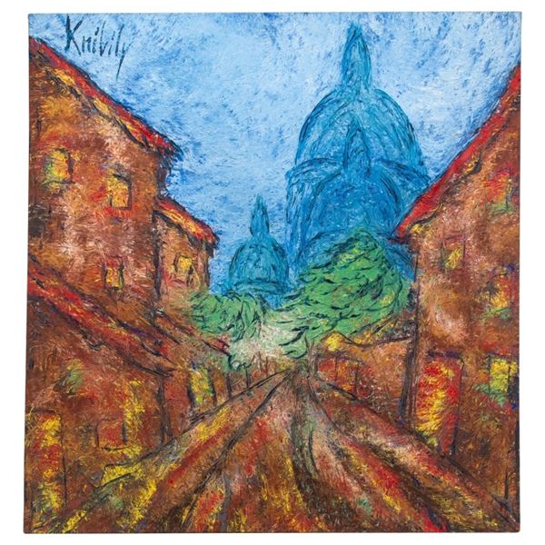 Antoine Knibily Montmarte Sacre-Coeur Painting