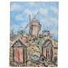 Image 1 : Antoine Knibily Windmills of Montmarte Painting