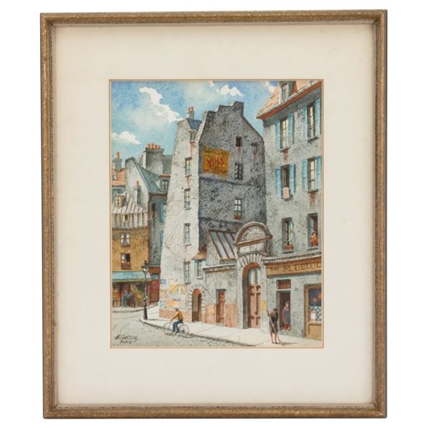 Henry Gasser - Paris Watercolor
