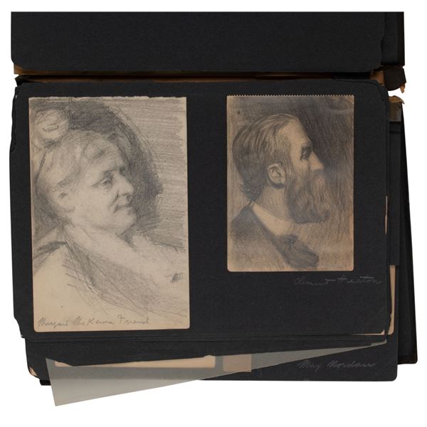 Leo Mielziner - Portrait Sketch Book