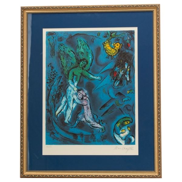Marc Chagall - Jacob & the Angel Print
