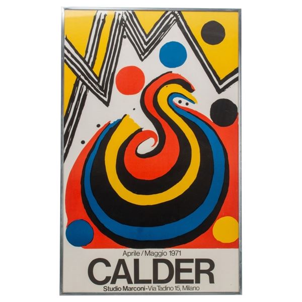 Alexander Calder Exhibition Poster 1971