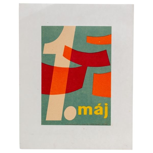 1961 Czech Propaganda Poster – May Day