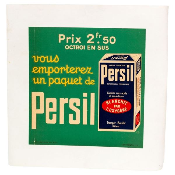 French Poster, Persil Laundry Powder