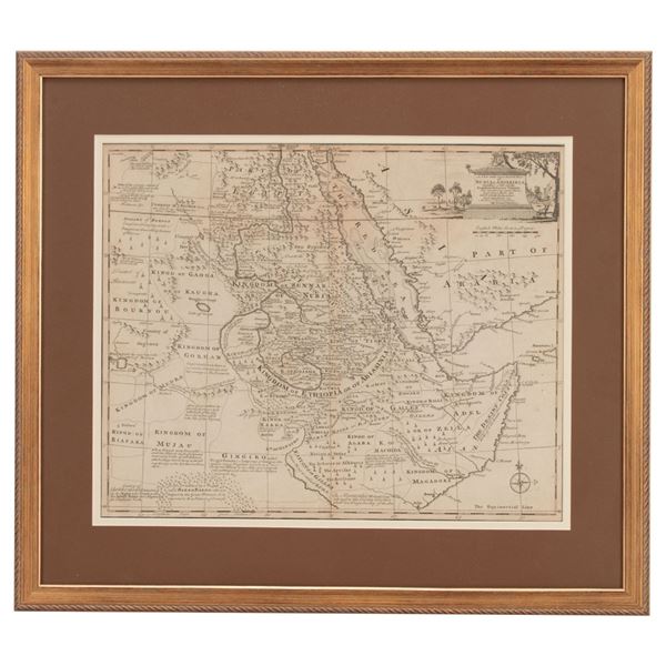 Bowen's Map of Eastern Africa - Nubia & Abissinia