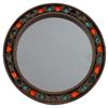 Image 1 : Mid-Century Circular Ceramic Mirror with Enamel
