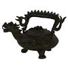 Image 2 : Asian Brass, Footed Dragon Teapot