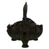Image 3 : Asian Brass, Footed Dragon Teapot