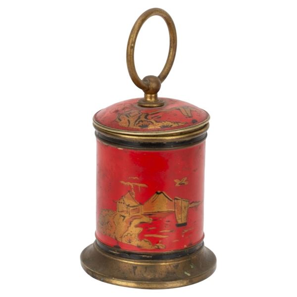 Art Deco Lacquered Cigarette Holder Dispenser