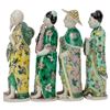 Image 2 : Famille Verde Chinese Porcelain Figures