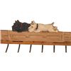 Image 2 : Scottie Dogs and Wood Marquetry Tie Rack