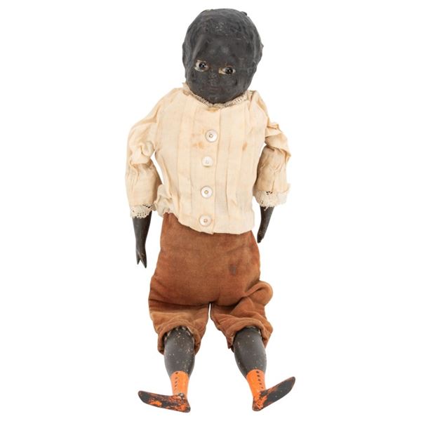 Black Americana Folk Art Doll