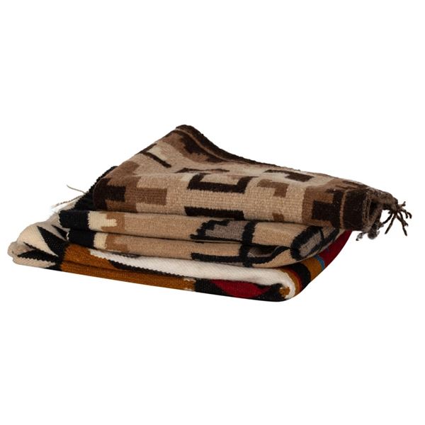 Three Tribal Rugs, Navajo, Two Grey Hills