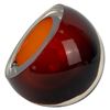 Image 2 : Sommerso Murano Glass Ball Ashtray, Flavio Poli