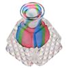 Image 2 : Antique Rainbow Diamond Cut Perfume Bottle