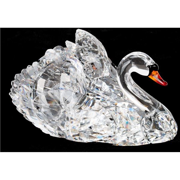 Swarovski Crystal Graceful Swan Figurine