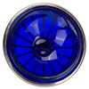 Image 7 : Cobalt Blue Silver Overlay Lidded Candy Dish