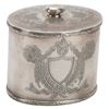Image 1 : Barker Ellis Silver Plate Tea Caddy England