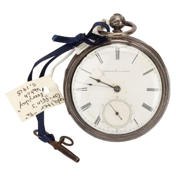 E. Howard & Co. Silver Key Wind Pocket Watch