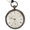 Image 4 : E. Howard & Co. Silver Key Wind Pocket Watch