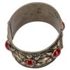 Image 4 : Antique Silver Plated Carnelian Cuff - Italy
