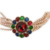 Image 3 : MV Vellano Jeweled Pearl Torsade, Earrings