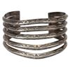 Image 1 : Navajo Sterling Silver Five Shank Cuff Bracelet