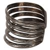 Image 2 : Navajo Sterling Silver Five Shank Cuff Bracelet