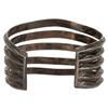 Image 3 : Navajo Sterling Silver Five Shank Cuff Bracelet