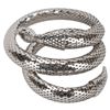 Image 1 : Whiting & Davis Silver Mesh Wrap Snake Bracelet