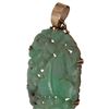 Image 3 : Antique Chinese 14K Carved Green Jade Pendant
