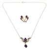 Image 1 : Navajo Les Baker Toledo Sterling Amethyst Jewelry