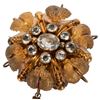 Image 4 : Victorian 9K Diamante Memento Mori Pendant Pin