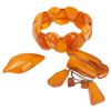 Image 1 : Russian Baltic Amber Jewelry Lot