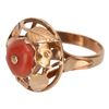 Image 7 : Antique Polish 14K Gold & Coral Demi Parure