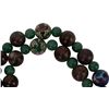 Image 4 : Chinese Hardstone Jade Cloisonne Bead Necklace