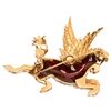 Image 3 : Swarovski Rhinestone Figural Pegasus Brooch