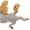 Image 5 : Swarovski Rhinestone Figural Pegasus Brooch