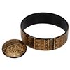 Image 1 : Steinbock Austria Black 24K Black Enameled Jewelry